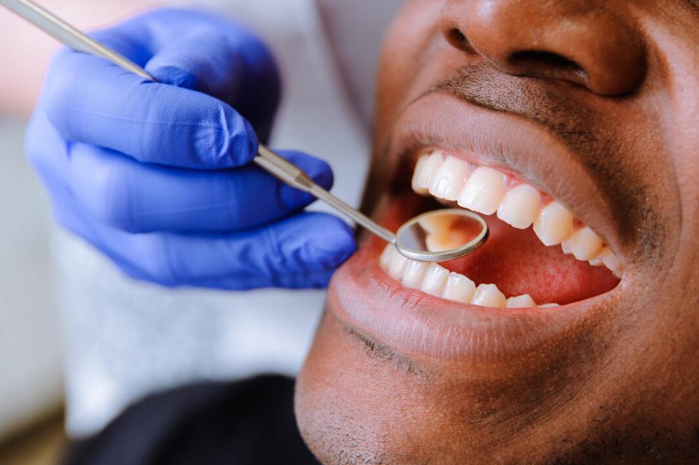 man getting dental treatment in coeur d'alene id