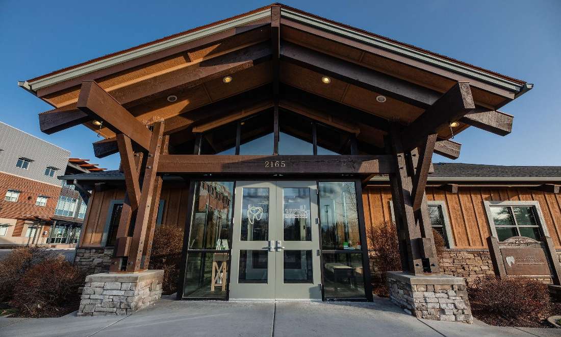 front door of North Idaho Dental Group Coeur d'Alene