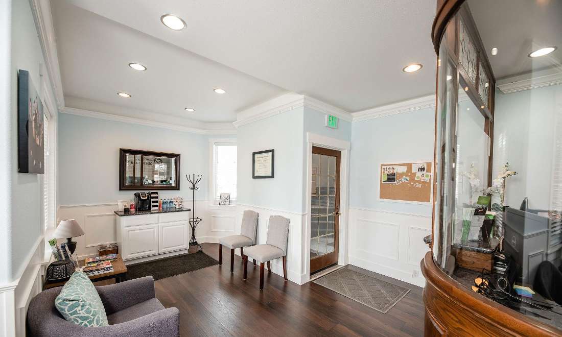 waiting room at north idaho dental group near sandpoint